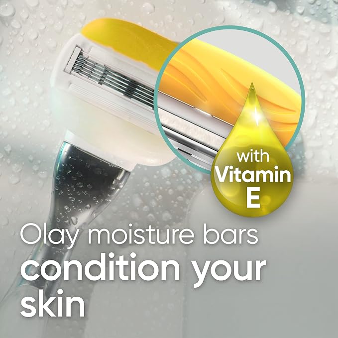 Gillette Venus ComfortGlide Womens Razor Blade Refills, 6 Count, Infused with Olay Coconut Scent