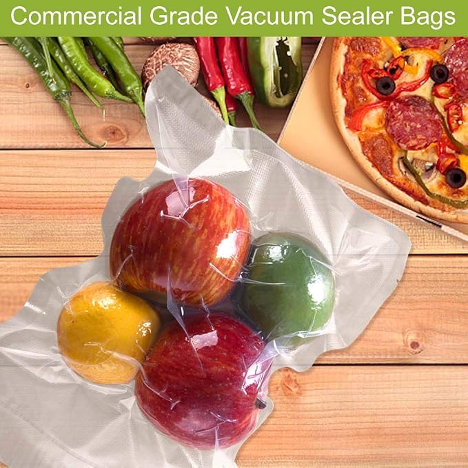 100ct Plus Gallon 4mil 11.5x18.5in BPA Free Food Vacuum Sealer Bags