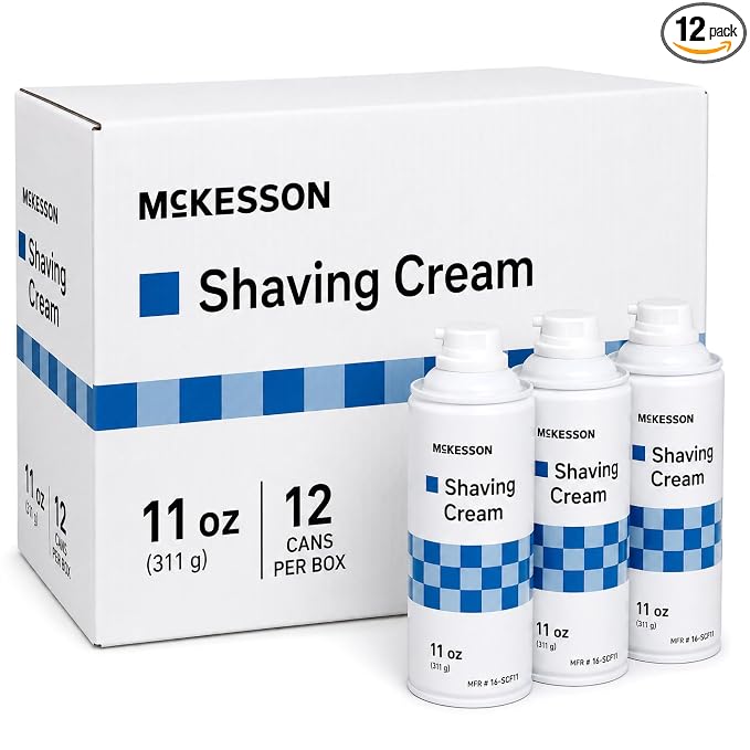 McKesson Foamy Shaving Cream Bulk, Foam Lavender Scented for Men and Women, 11 oz, 12 Count