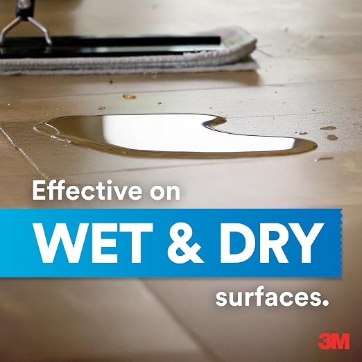 3M Easy Trap Sweep and Dust Sheets, 2 Rolls of 250 5" x 6" Sheets (500 Sheets), Disposable Easy Sweep Floor Duster, Picks Up 8x More Dirt, Dust, Sand, Hair, Works on Dry or Wet Surfaces, 55655W