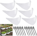 Hillside Planters for Slopes Set of 6(40" W X 16" H) with 12 Ground Stakes, PE Dirt Slopes Hillside Erosion Control, Retaining Wall Blocks Landscaping for Yard, Flower Bed
