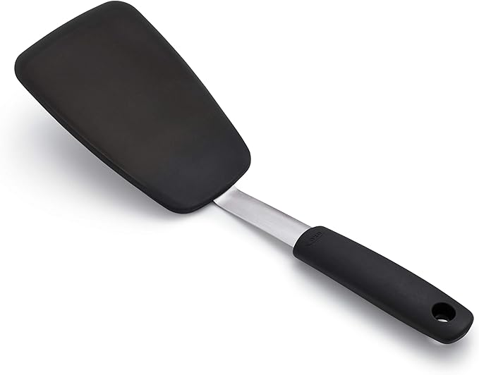 OXO Good Grips Large Silicone Flexible Turner & Good Grips Silicone Flexible Omelet Turner