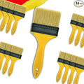 Not Chip Brush, Paint Brushes for Walls 3 inch 14 Pack, S.Chip Brush Never Lose Bristles - Small Package, 100% Plastic, for Paint, Glues, Stains and Completely Recyclable