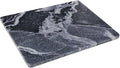 Black Marble Cutting Board for Kitchen, 20 x 16 Inch Large Marble Pastry Slab, Heavy Duty Stone Cutting Board for Dough Kneading, Baking, Rolling, Cheese, Cloud Mist Black