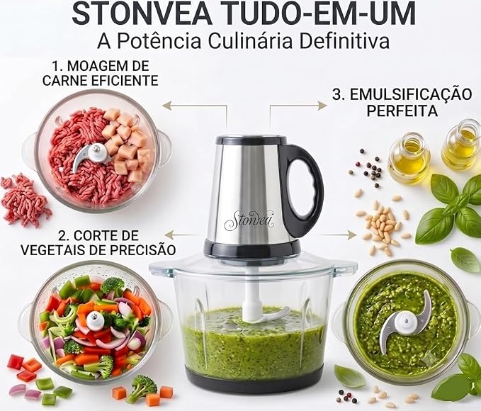 Electric Garlic Peeler & Chopper 300W – Automatic Garlic Peeler Machine with 2L Jar & Dual Blades, Electric Garlic Mincer, Vegetable Chopper & Silicone Garlic Peeler Skin Remover Tool