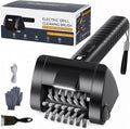 Electric Grill Brush for Outdoor Grill, 4000mAh Cordless Rechargeable BBQ Cleaner with LED Light,2-Speed Grill Cleaner,No Shedding 304 Stainless Steel,Waterproof Grill Cleaning Brush Gifts for Men Dad