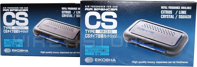 CSX3 Squash Air Spencer Refill x 2 Packs, JDM Car Air Freshner CS-X3 Squash
