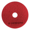 3M Red Buffer Pad 5100, 18 in, 5/Case