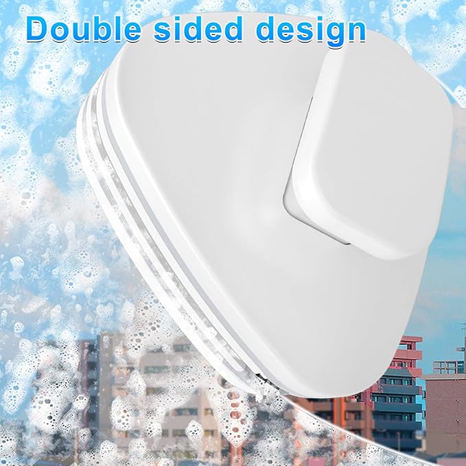 Double Sided Magnetic Window Cleaner, Outside Magnetic Window Cleaner, Double Sided Window Brush Glass Wiper Cleaning Tools, Outside Glass Wiper for Window Cleaning (8-15)