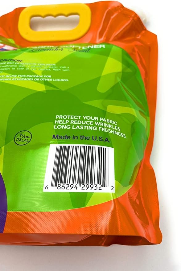 True Detergent Plant Based Fabric Softener - 101 Total Loads - Fabric Softener for Sensitive Skin - Made from Cotton Seeds - Concentrated Formula - Made in USA & Halal - Lavender Scent, 101 Fl oz