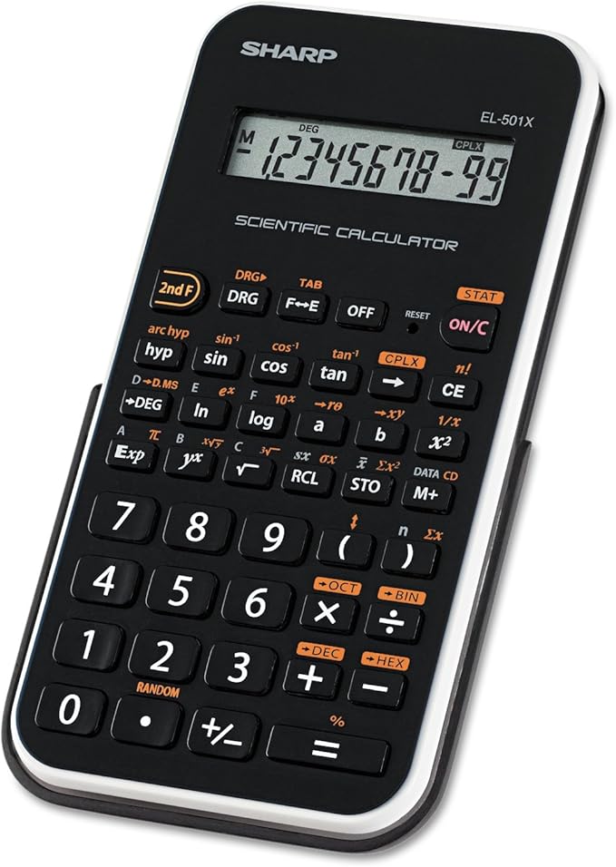 Sharp EL501X2BWH Engineering/Scientific Calculator