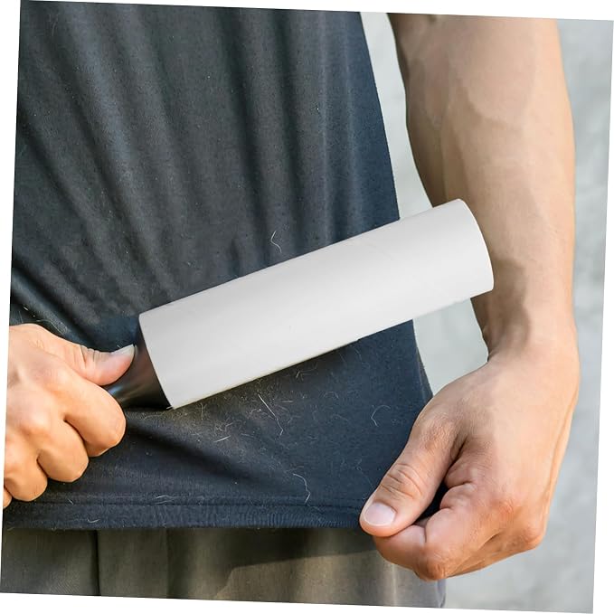 10rolls Extra Sticky Lint Roller Refills Inner Diameter Pet Hair Remover for Clothes Upholstery Furniture Cleaning Easy to Handle