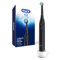 Oral-B Rechargeable Electric Toothbrush, iO2, 3 Cleaning Modes, Automatic Pressure Sensor to Protect Gums, Night Black