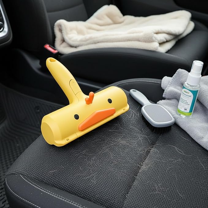 Reusable Lint Remover Brush for Furniture, Carpet & Car Seats - Mechanical Cleaning Tool with Durable PP Handle