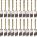 20 PCS 2 Inch Angle Paint Brushes for Acrylics, Stains, Interior & Exterior Use