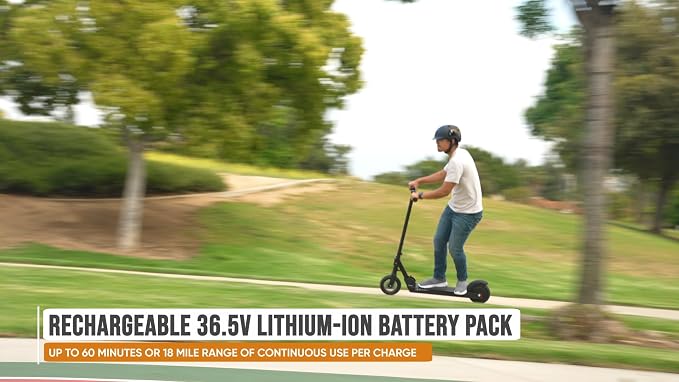 Razor Icon Electric Scooter – Up to 18 MPH, Up to 18 Miles Range, Foldable and Portable, Adult Electric Scooter for Commuting and Recreation