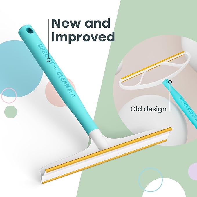 Uproot Clean Hairmageddon Survival Kit & Deshedder Set: 3 Uproot Clean Pet Hair Remover Sizes & Convenient Cat & Dog Brush for Shedding - Easy Grooming & Whole-House Fur Removal