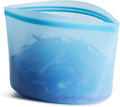Stasher Premium Reusable Silicone Food Storage Bowl, Blue, 8-Cup | Food-Safe Silicone, Freezer, Sous Vide, Microwave, Dishwasher, Oven Safe, Meal Prep, Lunch Container, BPA-Free, Eco-Friendly