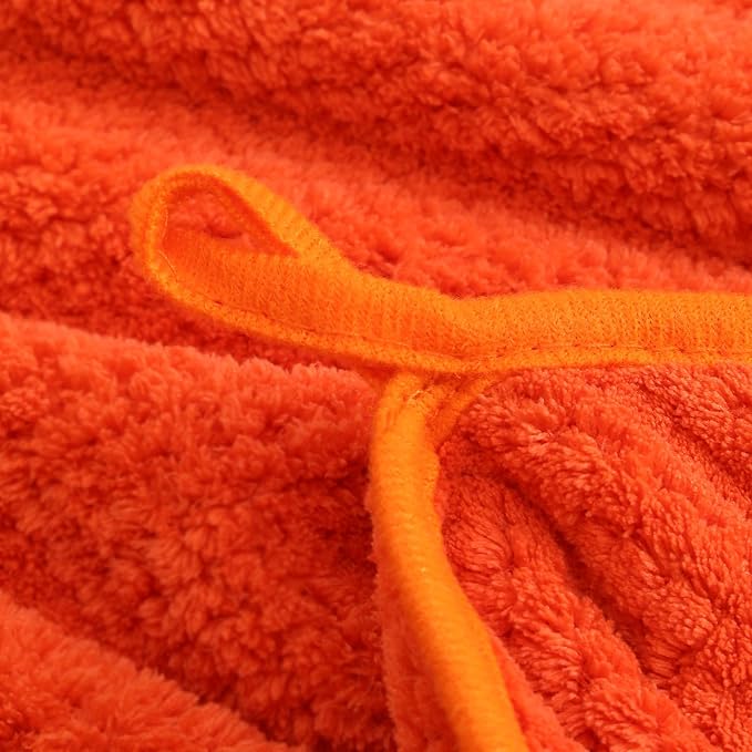YTYC 39x78 Bath Sheets Set,Towels for Bathroom,Burnt Orange,6-Pieces | 2 Extra Large Bath Towels, 2 Hand Towels, 2 Washcloths, Super Soft,Highly absorbent,Hanging Loop,80% Polyester