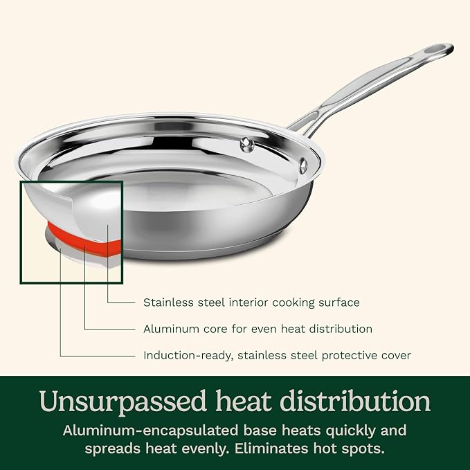 Cuisinart 77-10P1 10-Piece Chef's-Classic-Stainless Collection, Cookware Set