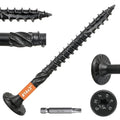 #14 x 3 Wood Structural Lag Screws | 300Pcs Star Drive Decking Wood Screws, Rust Resistant Timber Screws for Timber/Log/Landscaping Wood