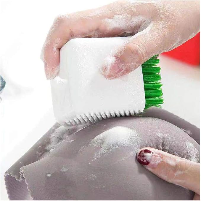 Square Cleaning Brush, a Hard Bristle Scrub Brush for Tiles, Laundry & Multipurpose Washing (Set of 1)