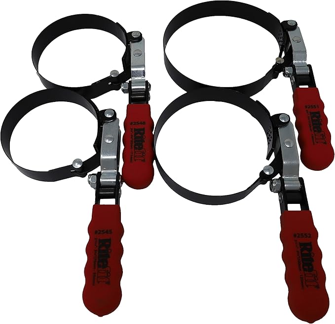 CTA Tools – 4325 Oil Filter Wrench Set with Stand – Passenger Vehicle Applications (4-Piece)