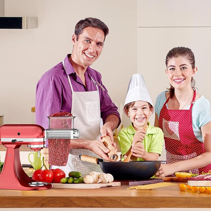 Adjustable Meat Tenderizer for All KitchenAid and Cuisinart Household Stand Mixers, Mixers Accesssories for Kitchen Aid Attachment, Tenderize Meat More Smoothly and Effortless, Dishwasher Safe