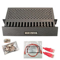 Neat Patch 2U Cable Management Kit - 5 Packs w/ 240 CAT6 Patch Cables (2FT Red)