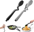 Dreamfarm Clongs Lite 10.5 Inch Tongs - BlackGrey, Set of 2