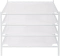 STO STO Sweater Drying Rack, 4-Pack Stackable Mesh Clothes Drying Rack, Laundry Drying Rack for Sweaters, Socks, Toys, White