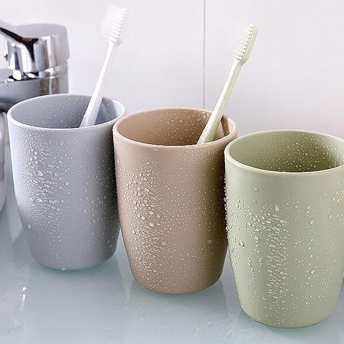 Toothbrush Cups Wash Cup Travel Coffee Tea Water Mug Outdoor Drinkware(Green)