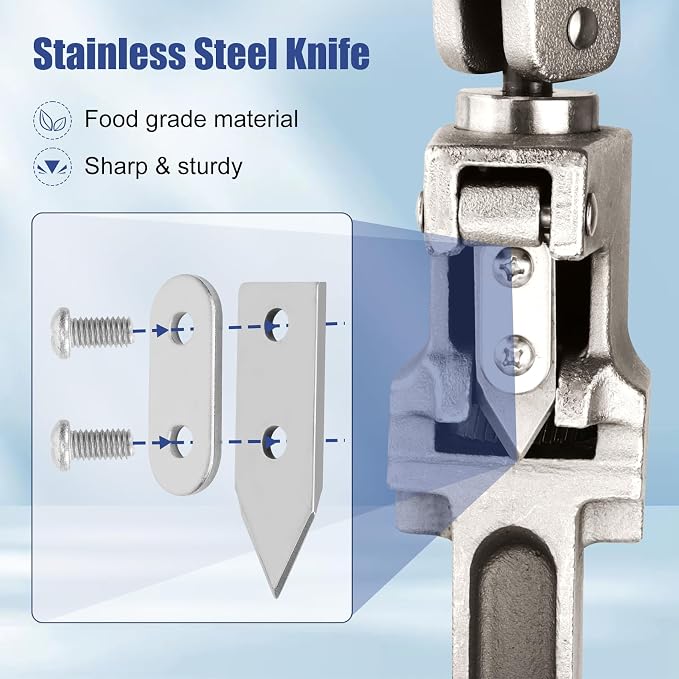 KT1100 Knife and Gear Replacement Kit for 1 Old Can Openers, Commercial Can Opener Replacement Parts - Knife/Blade & Gear, Easy to Replace