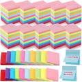 Fuutreo 100 Pad 10000 Sheet Sticky Notes Bulk 3 x 3 Inch Lined Self Stick Note Pad for School Student Teacher Classroom