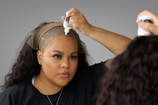 Ericka J. Hold Me Down Adhesive - Waterproof Lace Wig Glue for Strong Hold, Quick Drying, Sweat & Water Resistant – Sensitive Skin Friendly (60g / 2.1 oz, Regular)