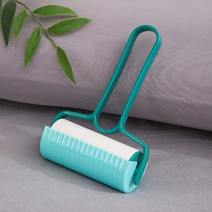 4PCS Tearable Roller Sticking Device Household Clothes Hair Pet Cleaning Removal Brush Suction(Blue)