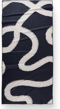GEOMETRY Micro-Loop Beach Towel – Spring & Summer Collection – Quick-Dry, Sand-Resistant, Ultra-Absorbent Compact Towel for Beach & Travel (Wind Down)