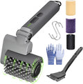 Electric Grill Brush, BBQ Grill Cleaner with 3 Heads, 3-Speed & Angle Adjust Cordless Rotary Grill Brush, IP67 Waterproof, 150Mins & 58W Motorized Grill Cleaning Brush Kit with 5200mAh Battery