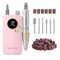 MelodySusie Entry-Level Clip-On Rechargeable Nail Drill, SC320F 30000RPM E-File with Pastel & Colorful Design for Manicure Shaping & Gel Removal, Ideal for Training, Nail Art Practice & Home Use.