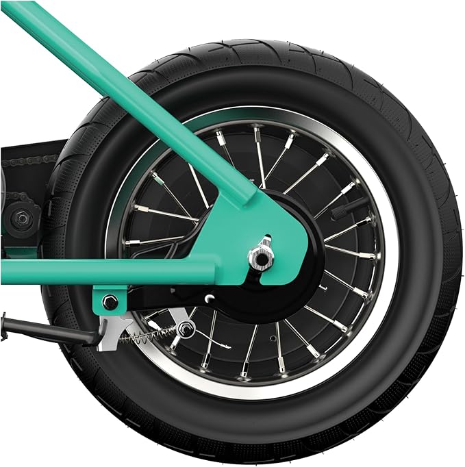 Razor Rambler 12 for Ages 13+ – 24V Electric Minibike with Retro Style, Up to 14 mph, Wide 12" Air- Filled Tires, High-Torque 250-watt Motor, Up to 40 Minutes Ride Time, for Riders up to 170 lbs
