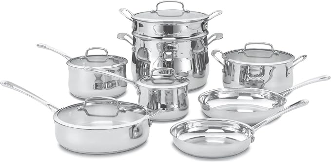 Cuisinart Contour Stainless 13-Piece Cookware Set