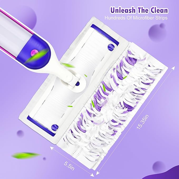 Pure Realm 18 Count Disposable mop Pads Refills for Swiffer PowerMop Multi-Surface Mop and PowerMop Wood Mop, Replacement Pads Use for Floor Cleaning