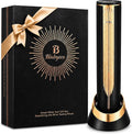 BLUBYEES Electric Wine Opener with Charging Base and Built-In Foil Cutter, Rechargeable Touch-Activated Automatic Corkscrew, Premium Wine Gifts for Men Women, Dad, Husband