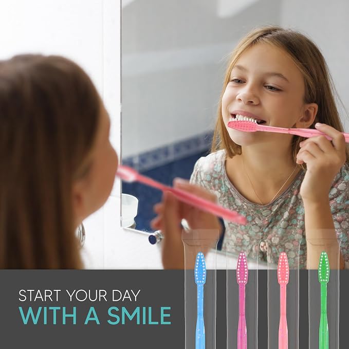 144 Pack Disposable Toothbrushes with Toothpaste - Kids Toothbrush | Prepasted Toothbrushes Individually Wrapped - Single Use Waterless Tooth Brush with Soft Bristles - Bubblegum Flavor/Kids
