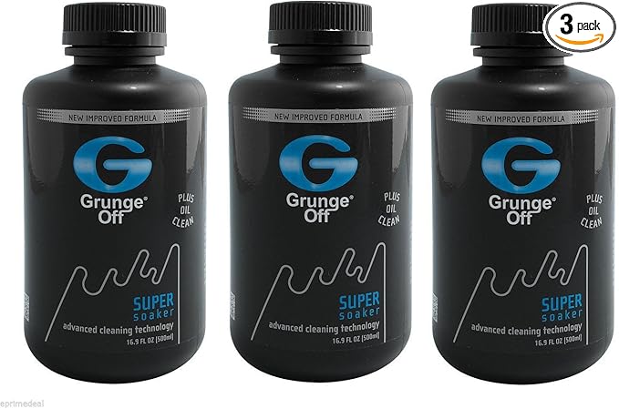 Grunge Off Super Soaker Glass Pipe Cleaner, 16 Ounce (3 Pack)