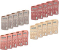 Calculator Small, 4 Function Calculators (D, Set of 20) | 8 Digit Dual Power Portable Pocket Size Desktop Handheld for Classroom Desktop Home