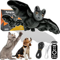 Flying Bat Dog Toy, Motion Activated Flapping Bat Cat Toy with Realistic Wings and Chirping Sounds, Rechargeable Remote Control Halloween Toy for Indoor Cats, Kittens and Small Dogs，1PC