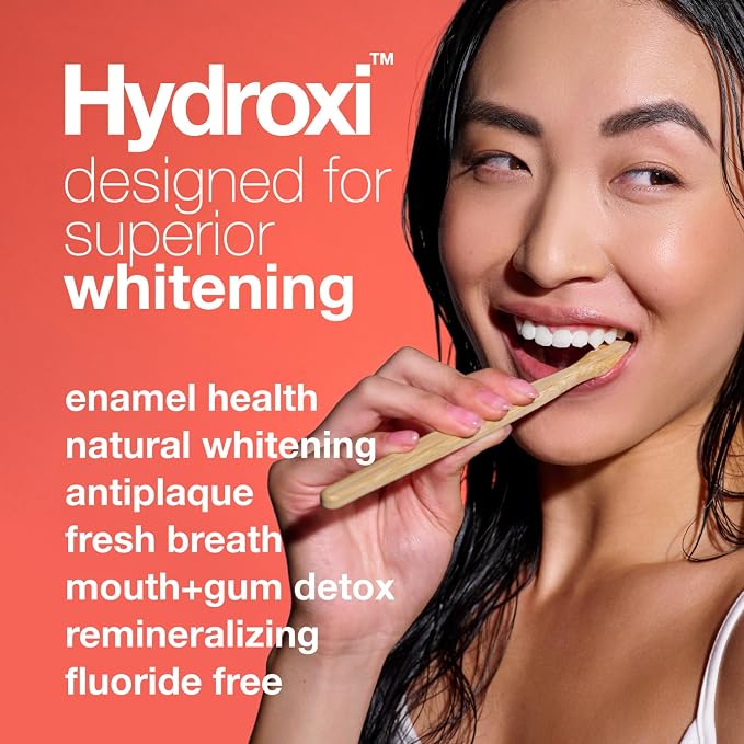 Davids Nano Hydroxyapatite Toothpaste Fluoride Free Whitening Cinnamon 4oz | Remineralizing, Sensitive Teeth Support, Antiplaque, SLS Free, Made in USA, Nano-Hydroxyapatite Formula