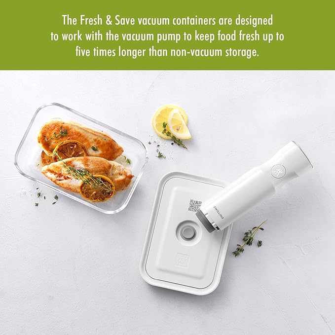 ZWILLING Fresh & Save Glass Airtight Food Storage Container, Meal Prep Container - Large