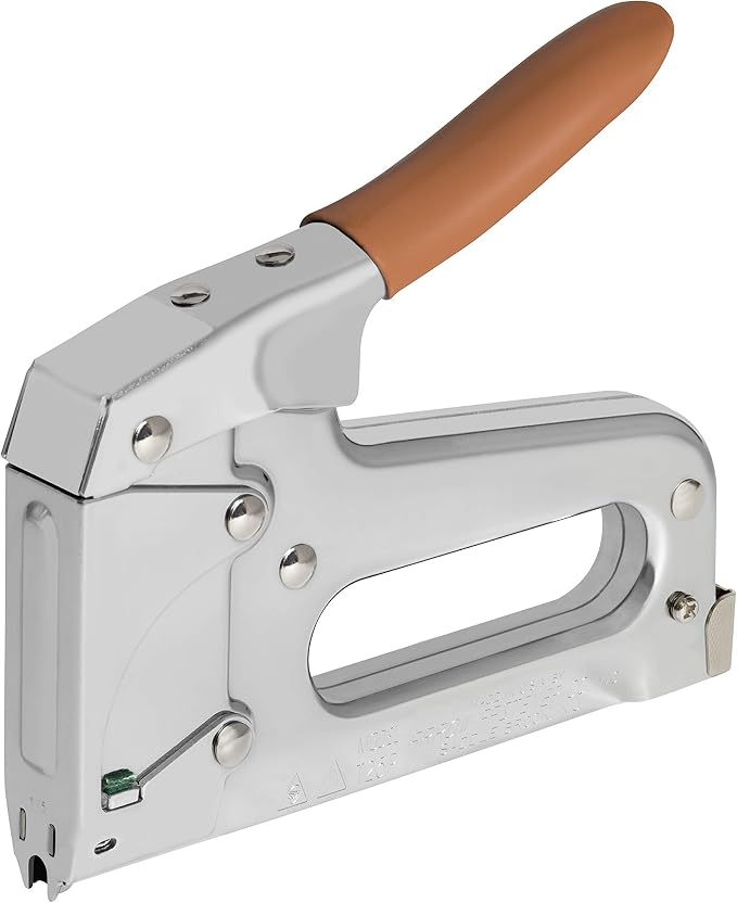Arrow T25 Heavy Duty Staple Gun for Low Voltage Cables and Wires up to 1/4-Inch Diameter - Silver